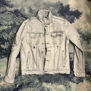 PacSun ripped jeans jacket
